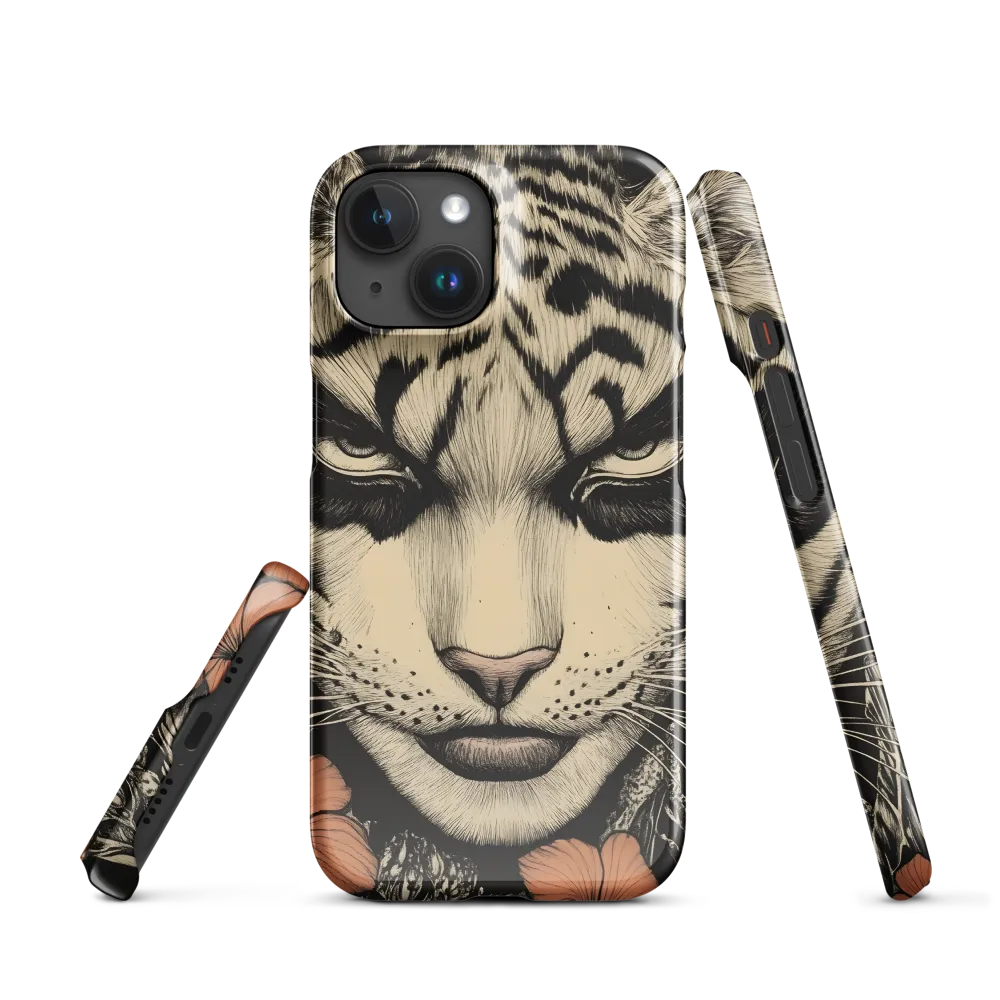 Feline Majesty: The Human-Leopard Connection | Phone Case |  15 | Snap Case | Glossy