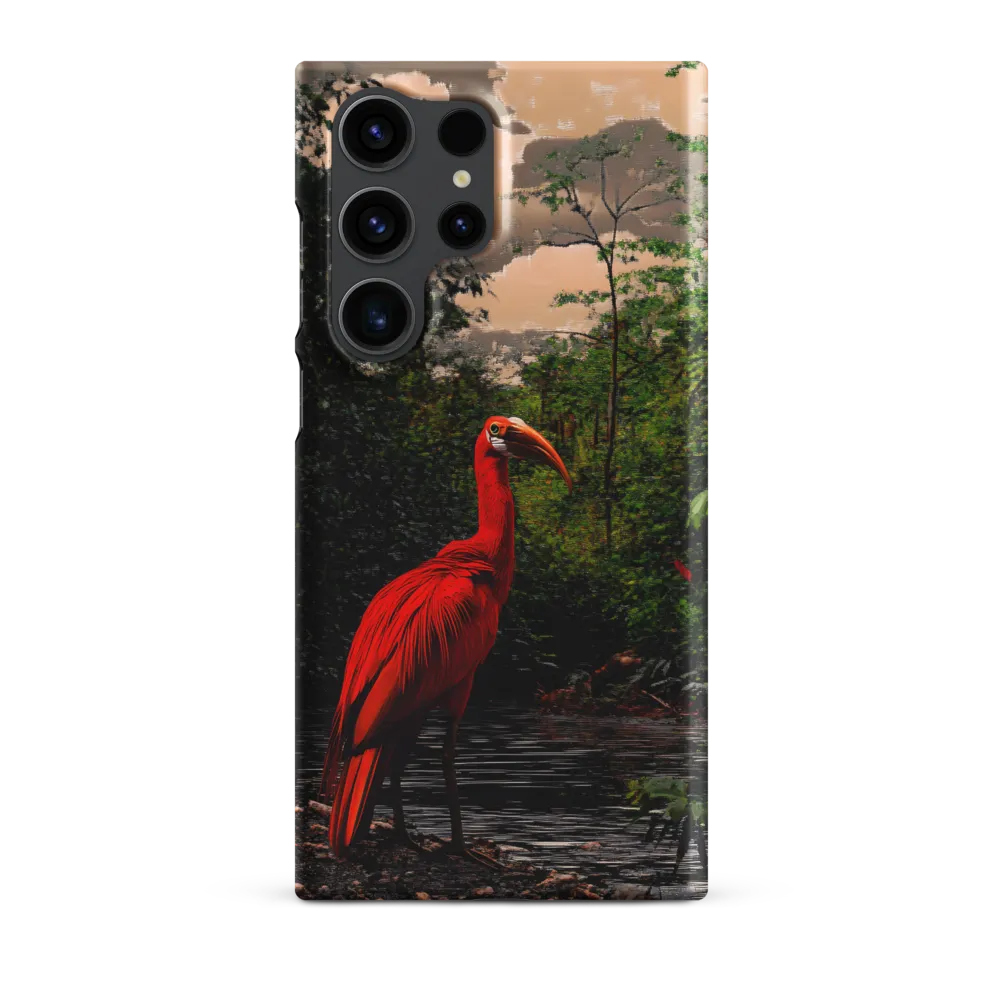Enigmatic Elegance: The Scarlet Observer
