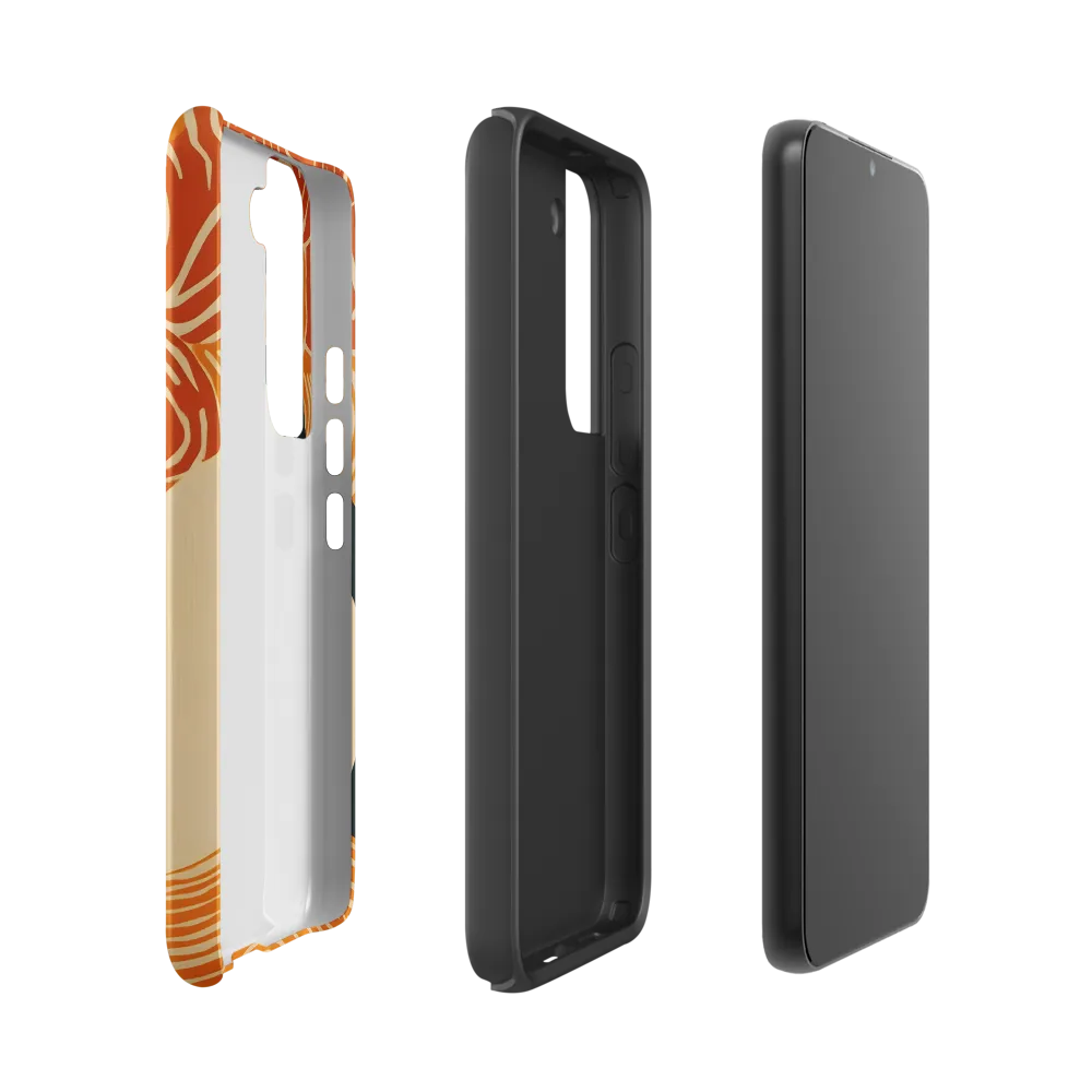 Silent Reflections under Swirling Leaves | Phone Case |  S22 | Tough Case | Matte