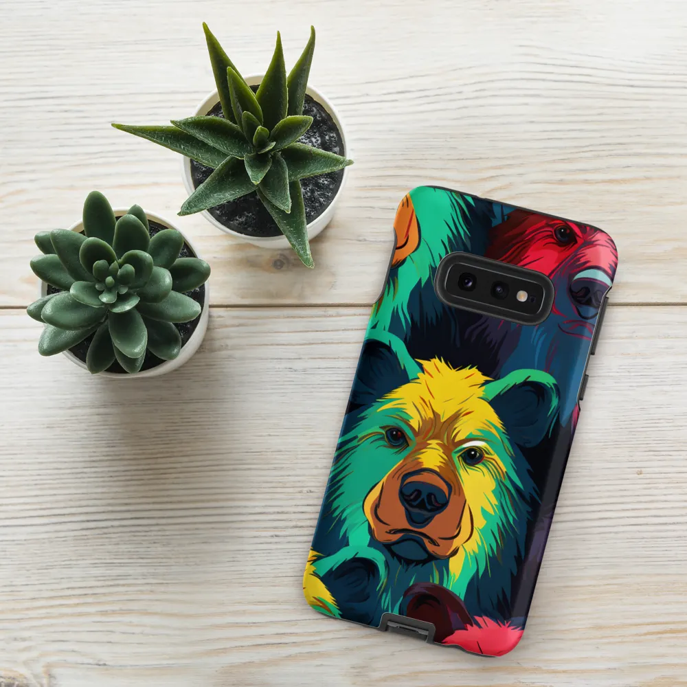 The Colorful Essence of Bears | Phone Case |  S10e | Tough Case | Matte