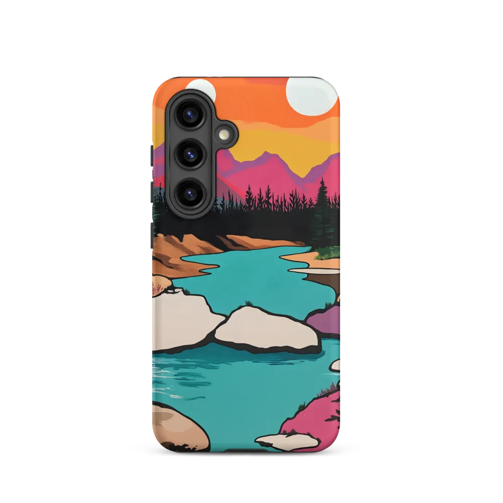 Dual Suns Over Serene Waters