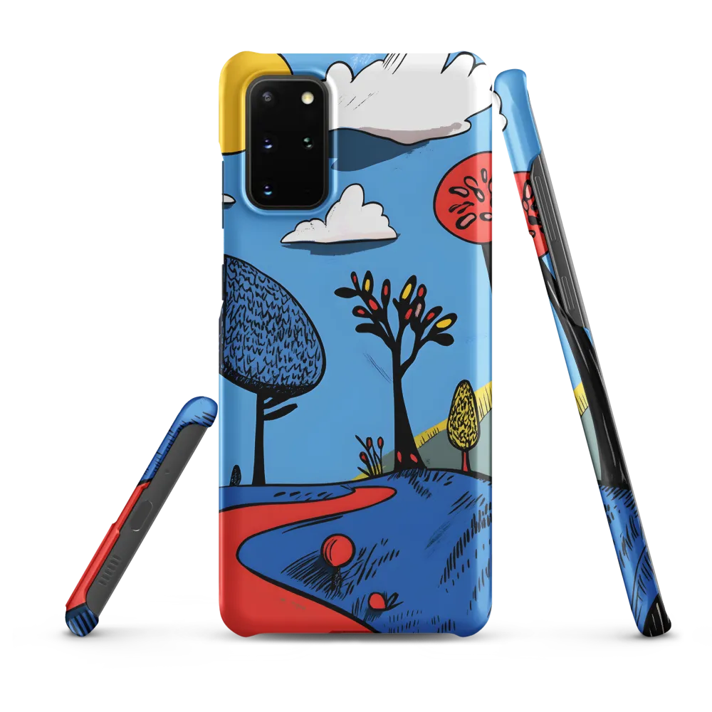 A Playful Journey Through Whimsical Woods | Phone Case |  S20 Plus | Snap Case | Matte