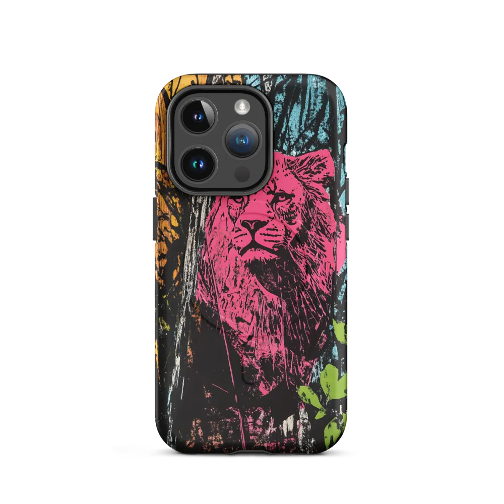 Fierce Vibrance: The Pink Lion