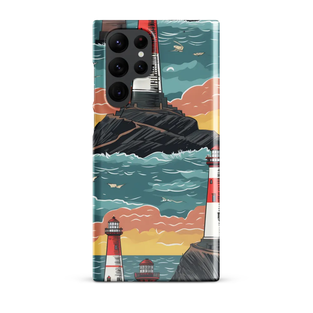 Lighthouses in a Whimsical Ocean