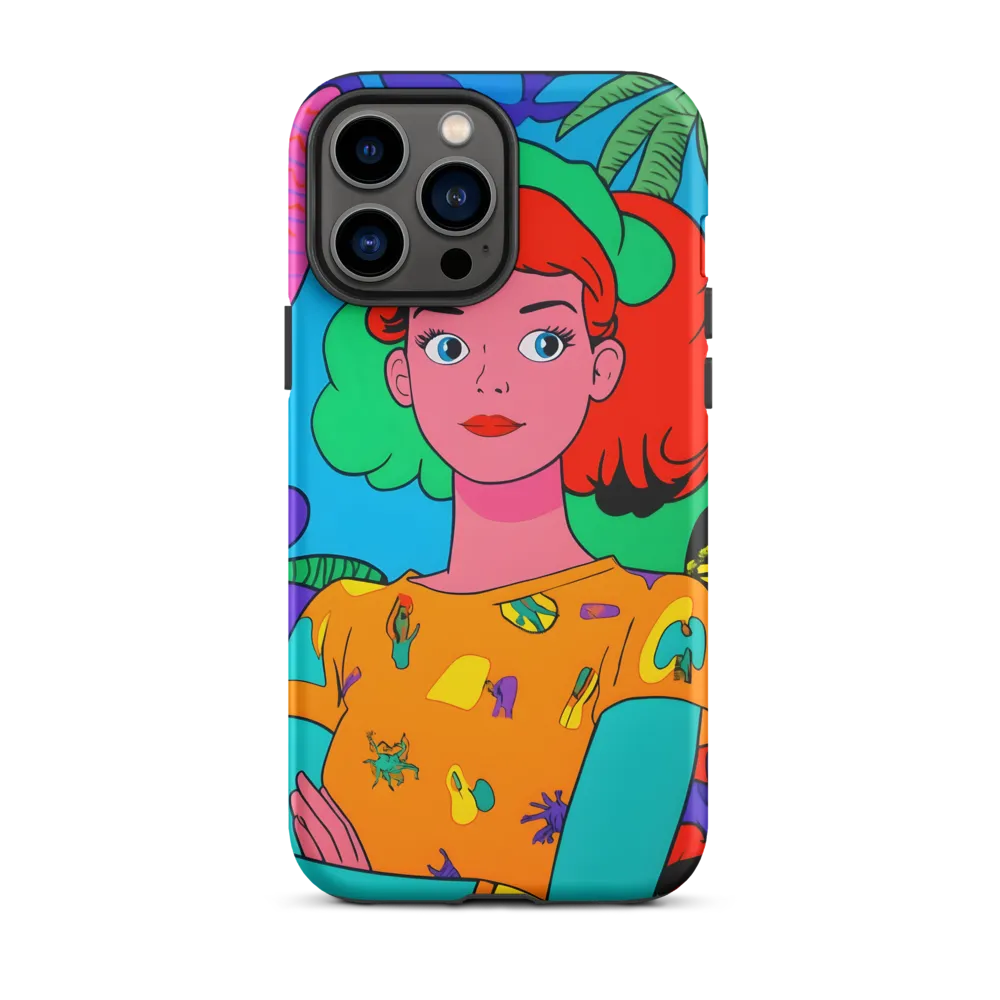 Tropical Vibes: A Playful Portrait