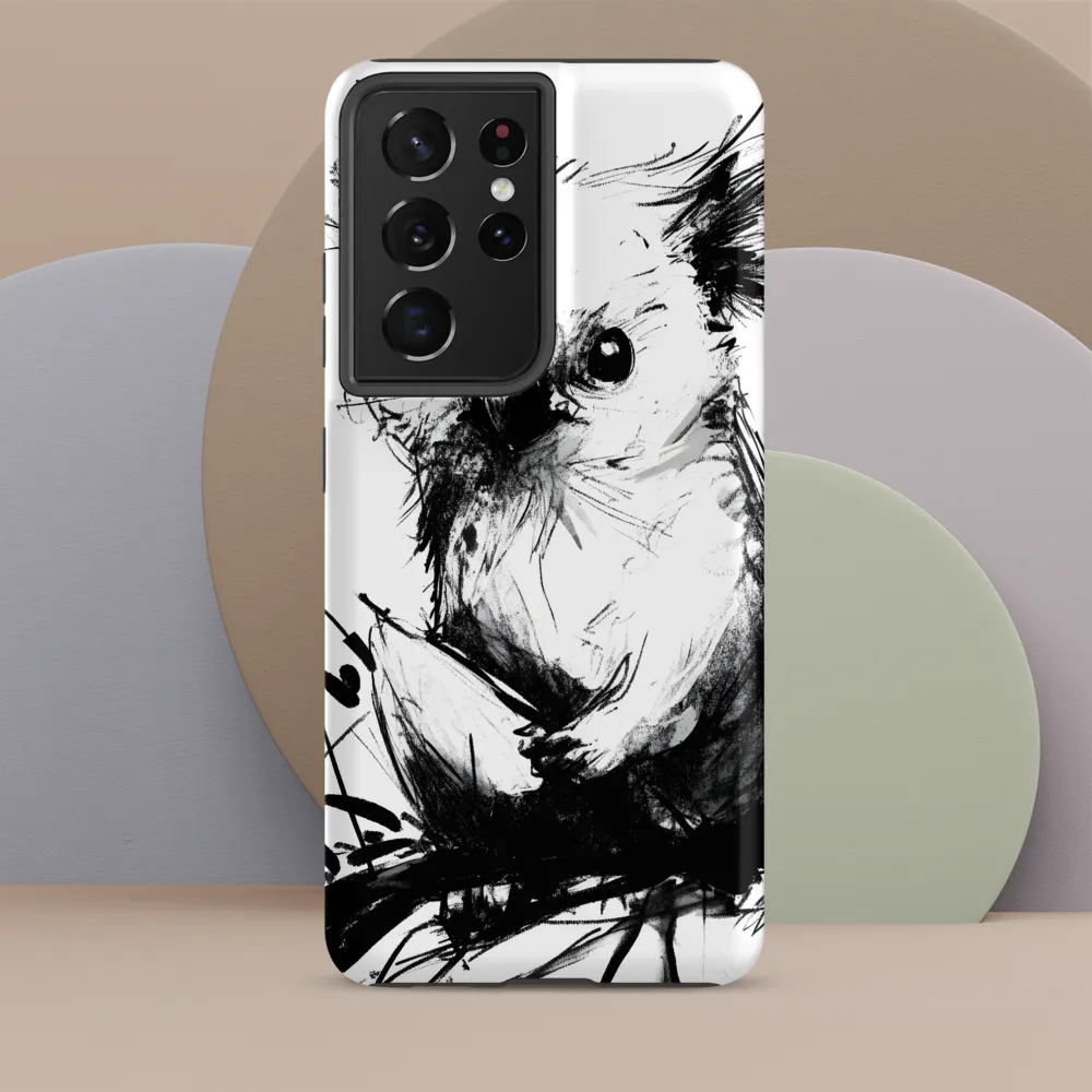 Whimsical Koala in Ink | Phone Case |  S21 Ultra | Tough Case | Matte