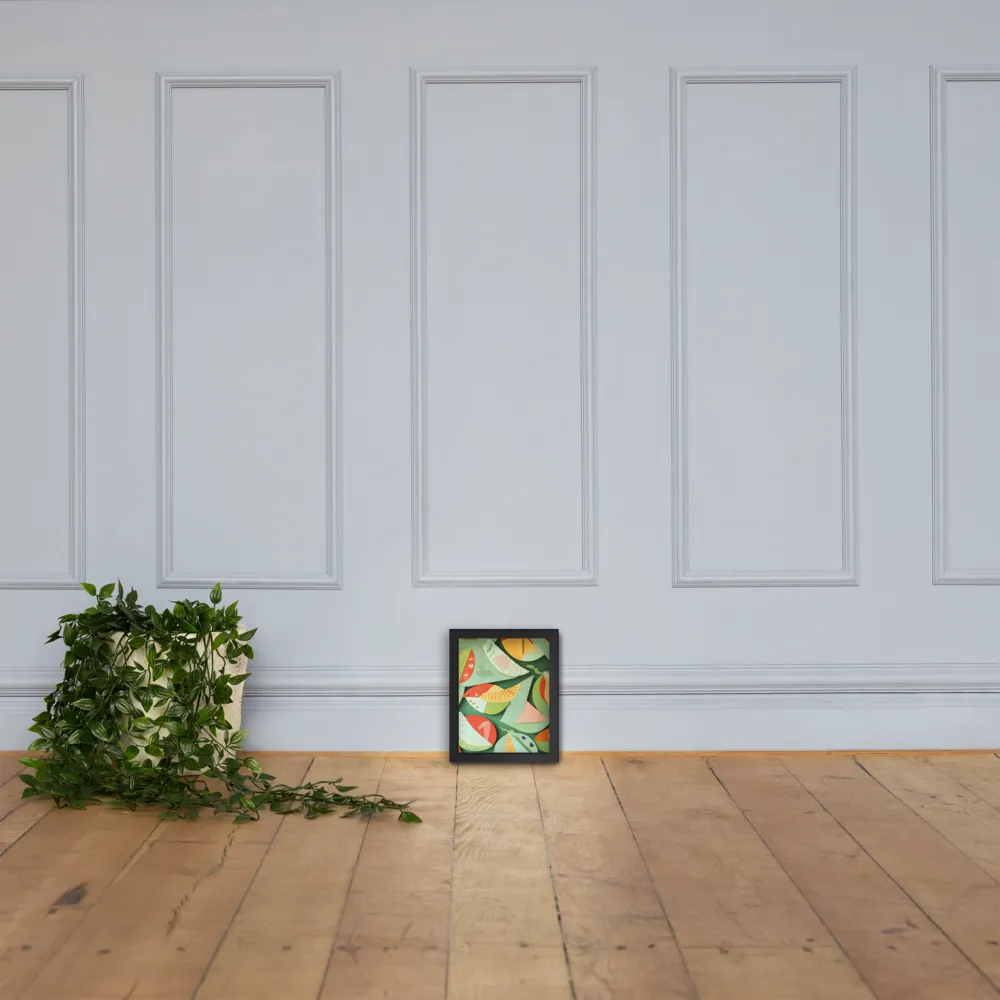 Nature's Palette | Poster with Black Frame | 8″×10″