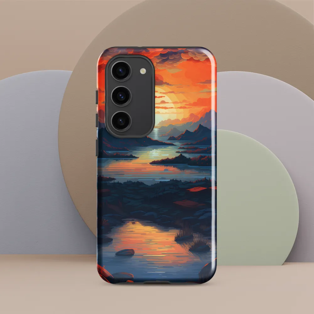 Ethereal Evening: A Digital Dusk