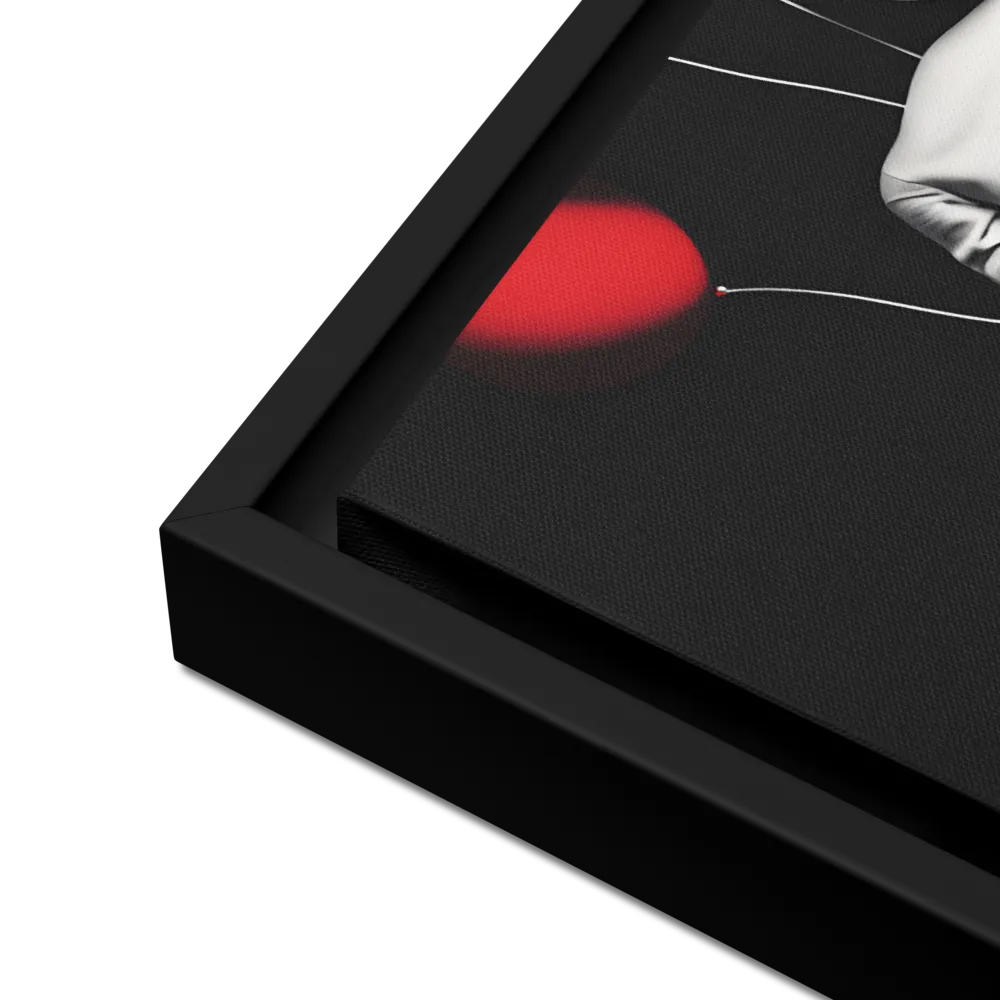 Suspended in Mystery | Canvas with Black Frame | 16″×20″