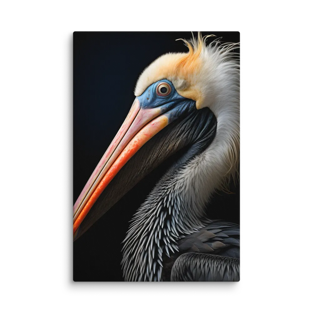 Majestic Portrait of a Pelican | Canvas | 24″×36″