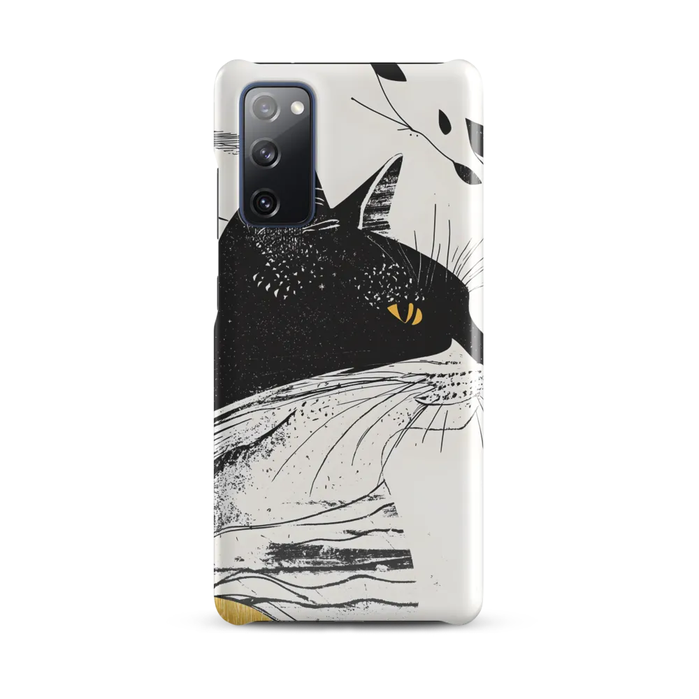 Whiskered Elegance: A Minimalist Cat Profile