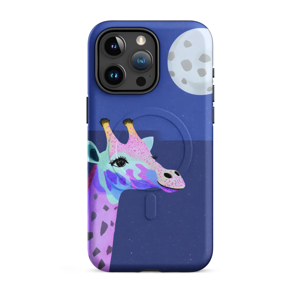 Whimsical Giraffe Under the Stars