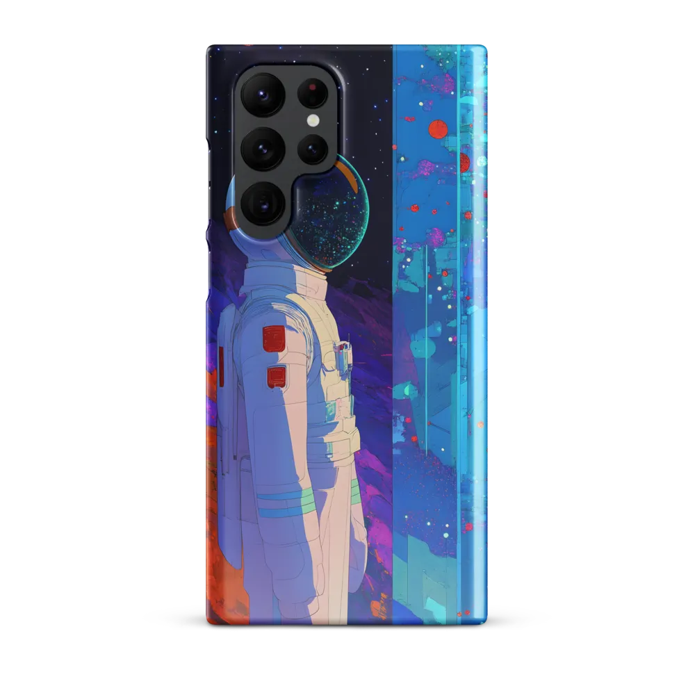 Cosmic Exploration: The Astronaut's Journey | Phone Case |  S22 Ultra | Snap Case | Glossy