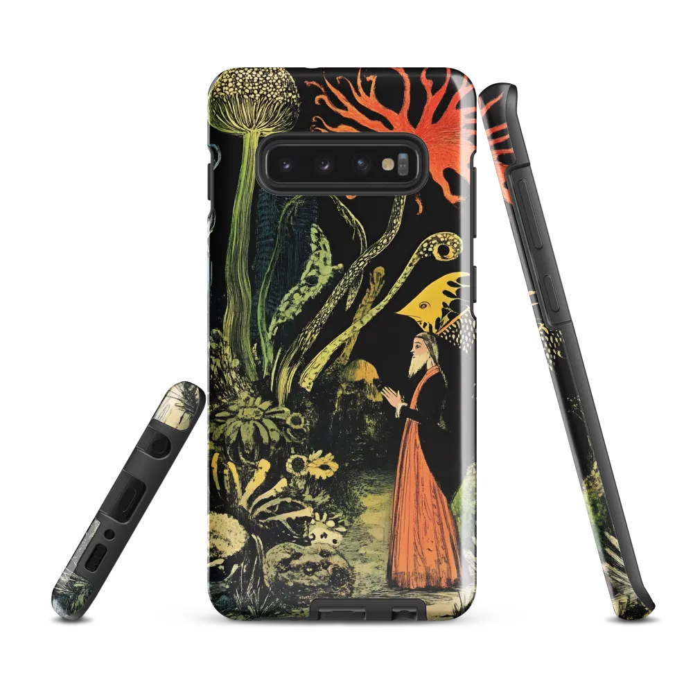 Enchanted Encounter in a Fantastical Garden | Phone Case |  S10 Plus | Tough Case | Glossy