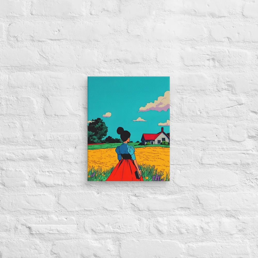 Whispers of a Sunlit Meadow | Canvas | 11″×14″