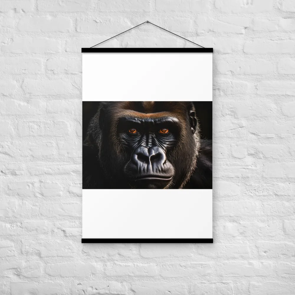 Majestic Gaze | Poster With Black Wood Hanger | 24″×36″
