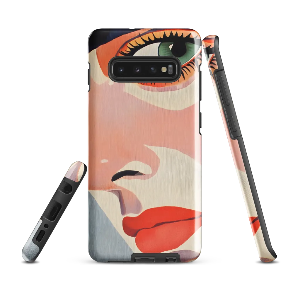 Captivating Gaze | Phone Case |  S10 Plus | Tough Case | Glossy