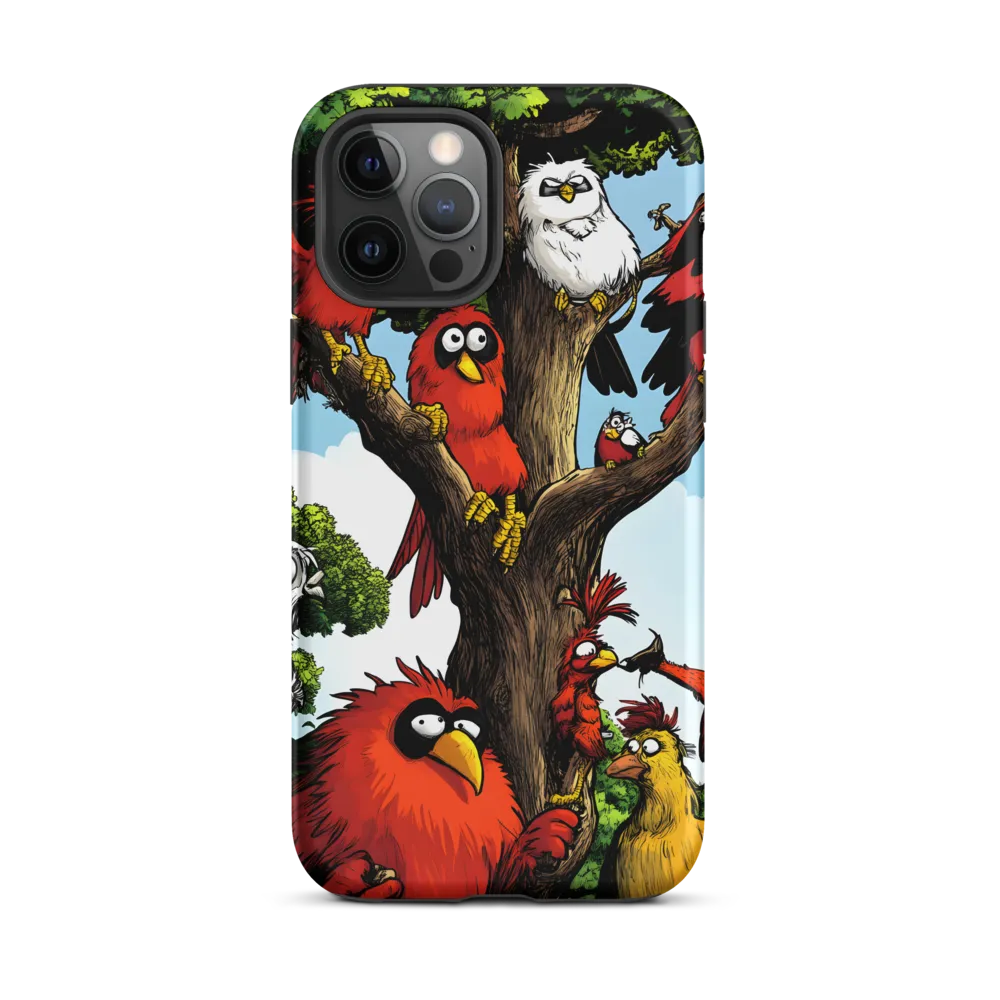 Whimsical Avian Gathering
