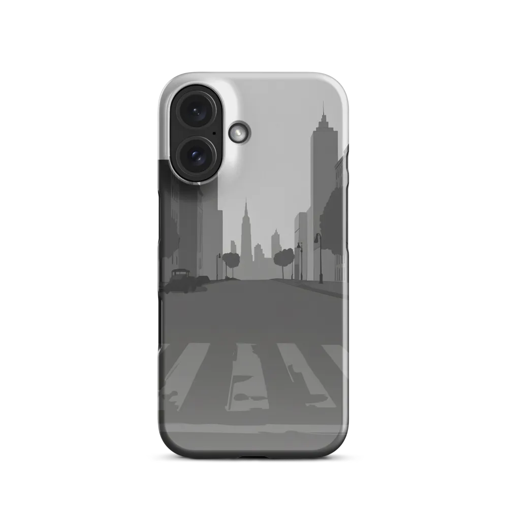 Nostalgic Cityscape | Phone Case |  16 | Snap Case | Glossy