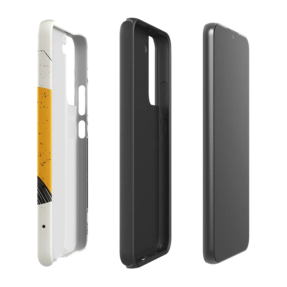 Dynamic Harmony in Black and Yellow