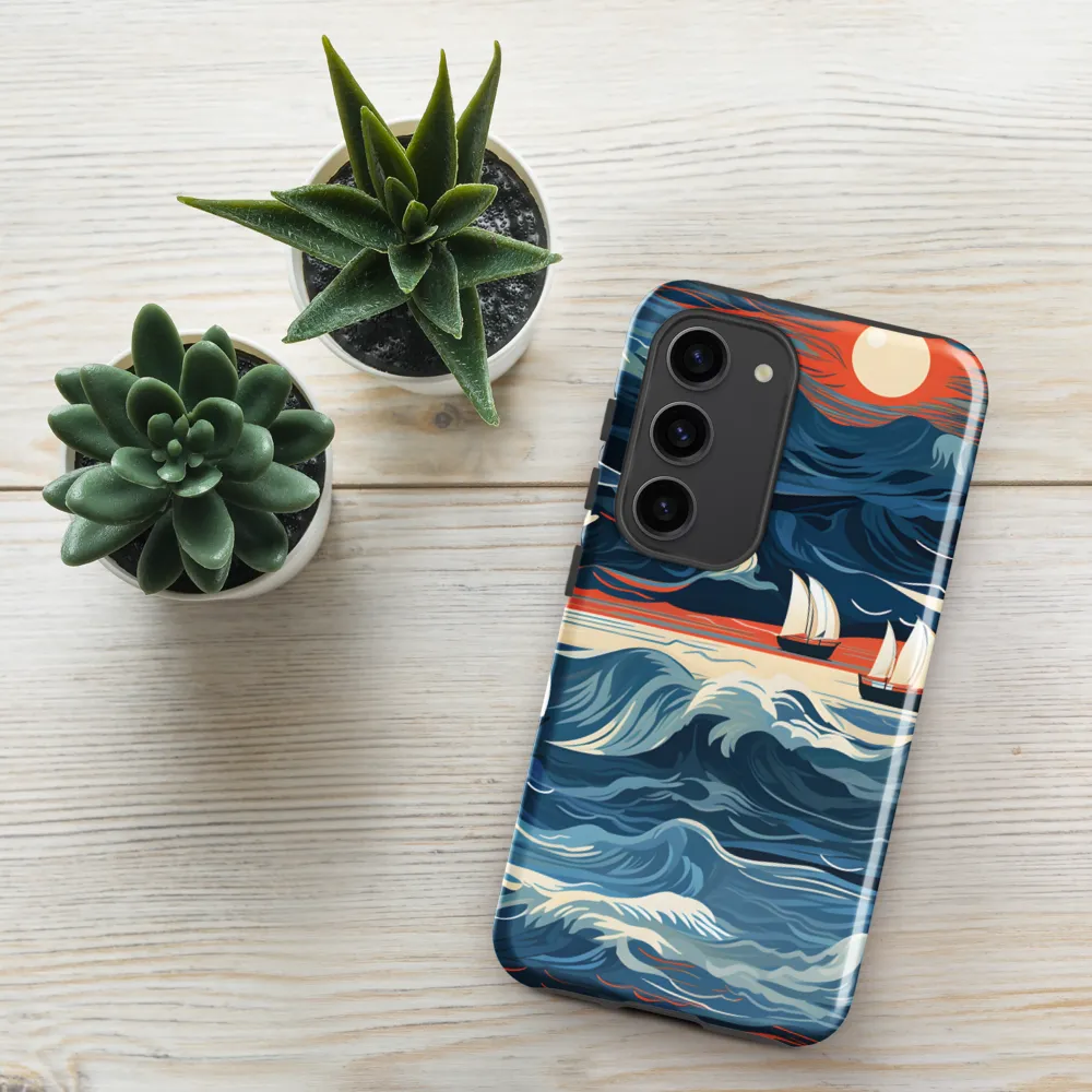 Ocean Whispers: A Voyage at Dusk