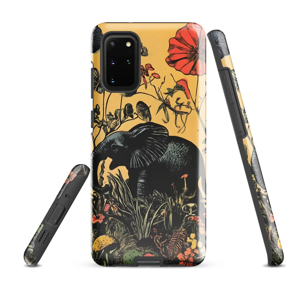 Floral Majesty: The Elephant's Sanctuary