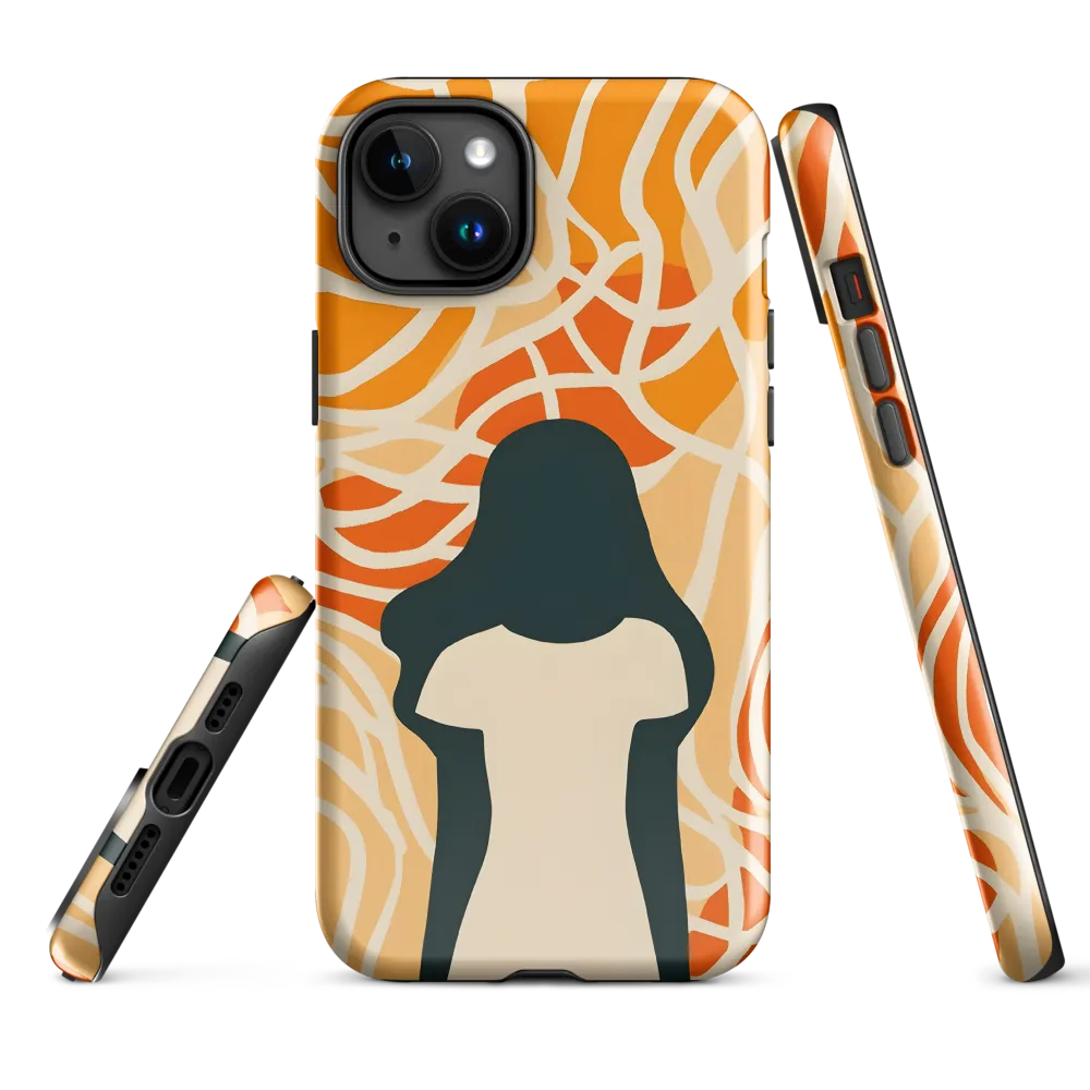 Interwoven Amber Silhouette