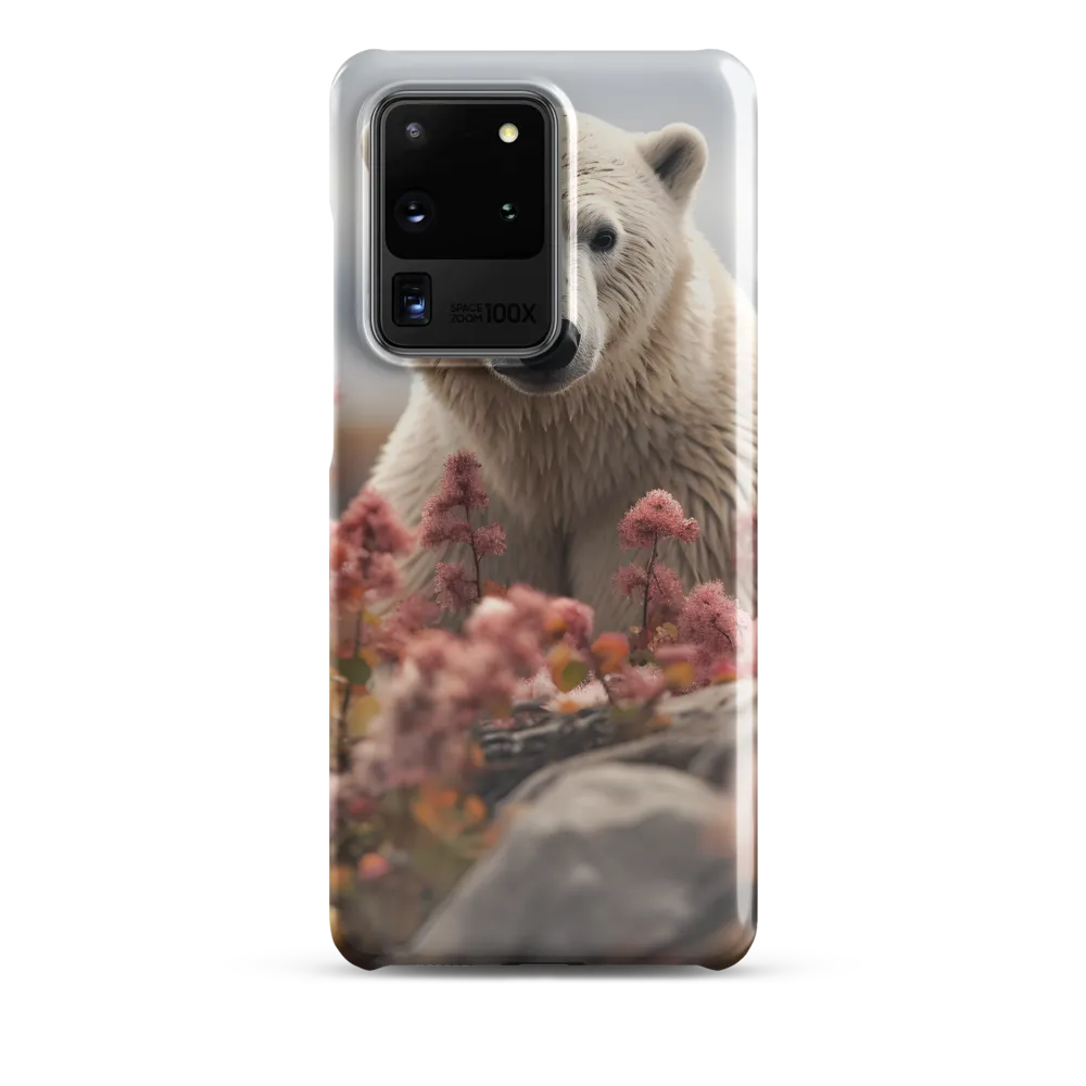 Curiosity Among Blooms: The Polar Bear