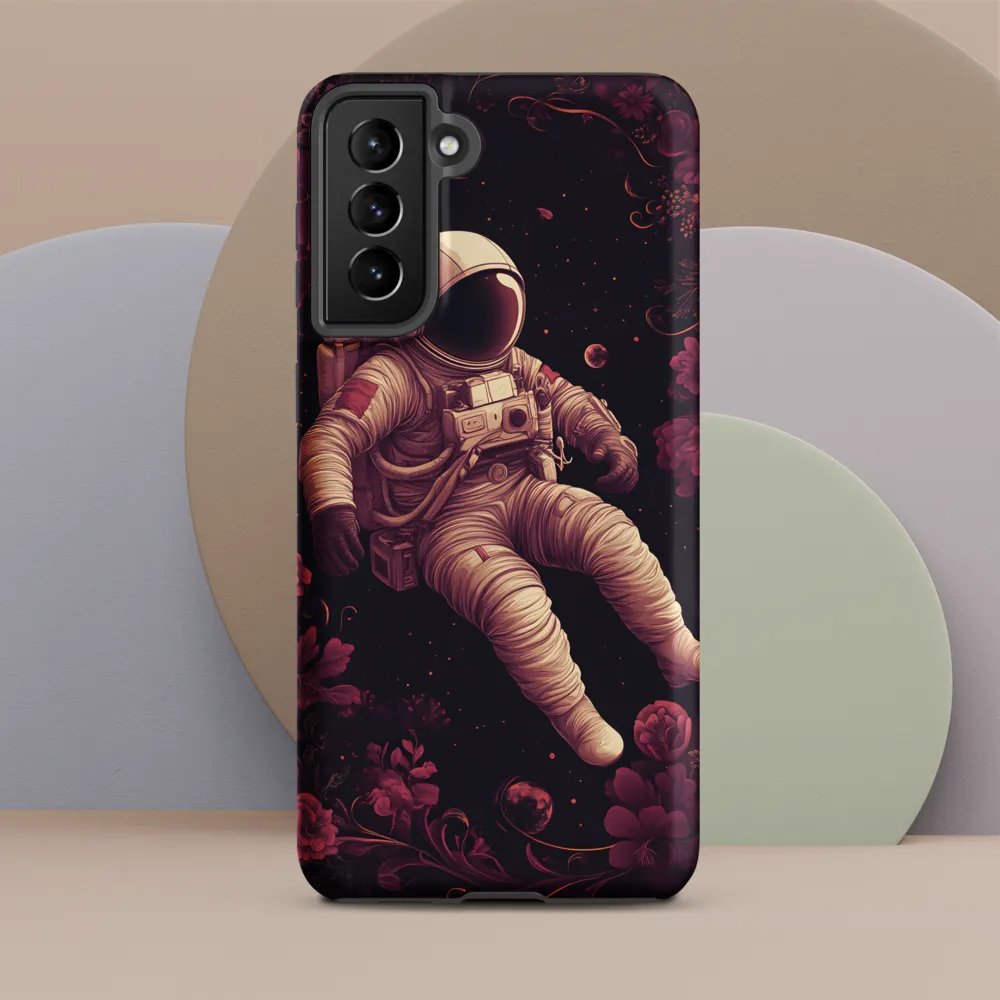 Cosmic Bloom: An Astronaut's Journey