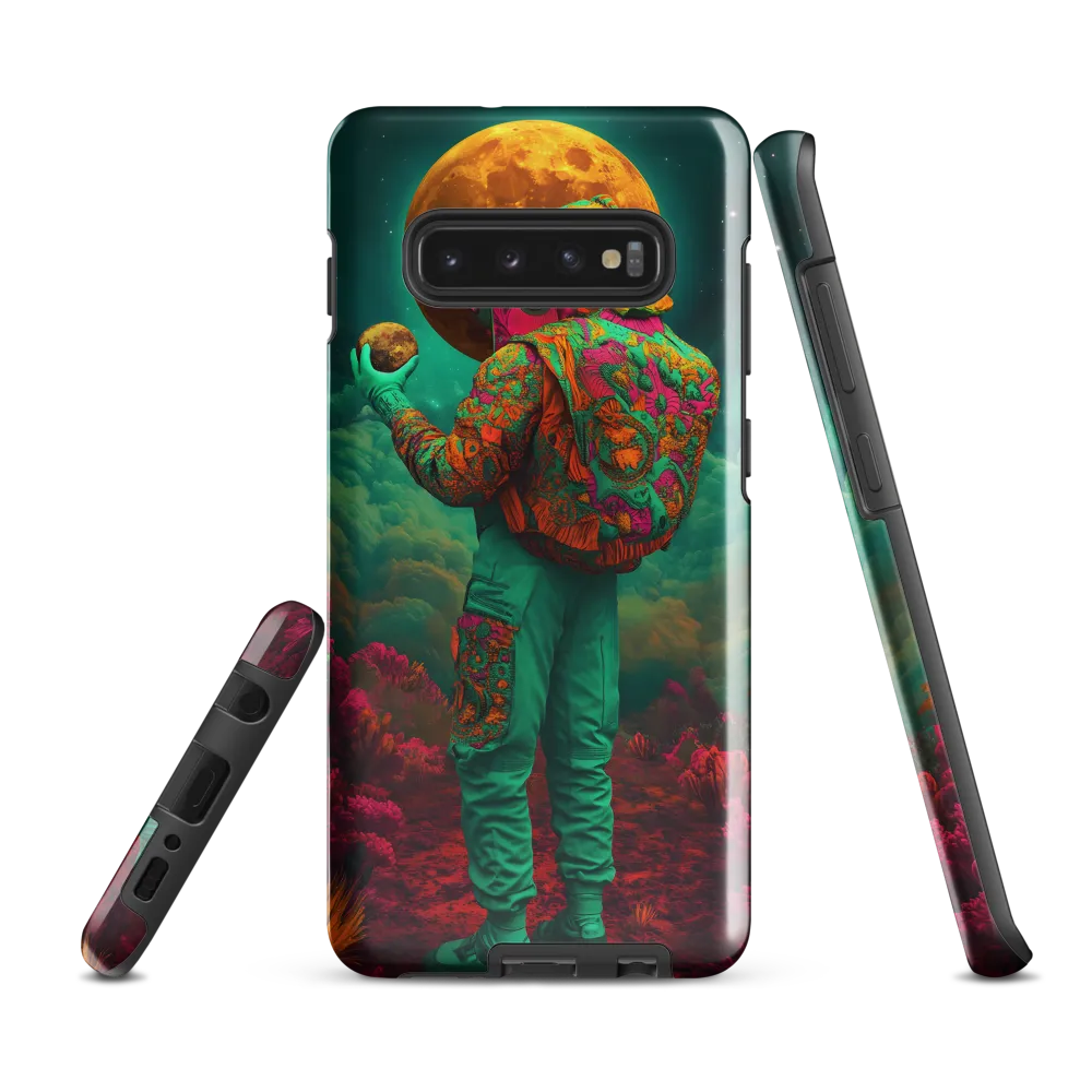 Cosmic Explorer: A Dance with the Unknown | Phone Case |  S10 Plus | Tough Case | Glossy