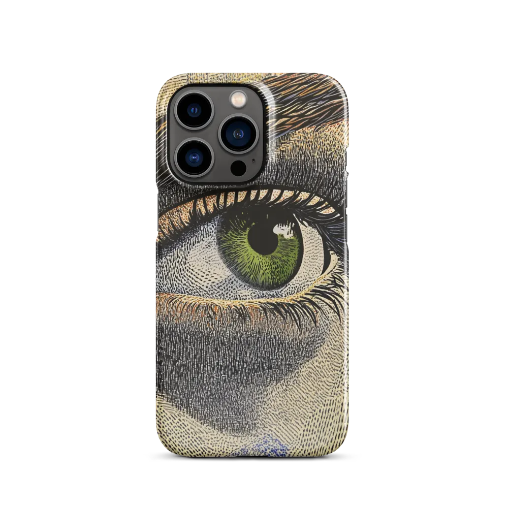 Intrigue in Green | Phone Case |  13 Pro | Snap Case | Glossy
