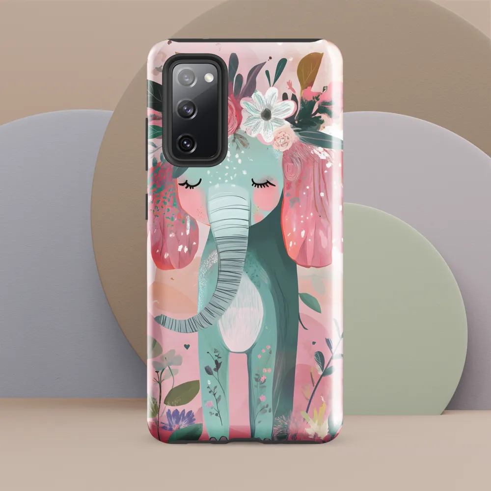 Whimsical Elephant in Bloom