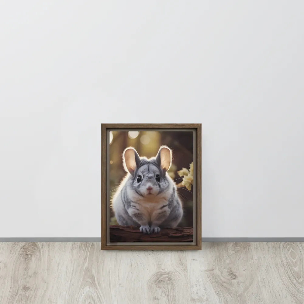 Curious Chinchilla in the Forest