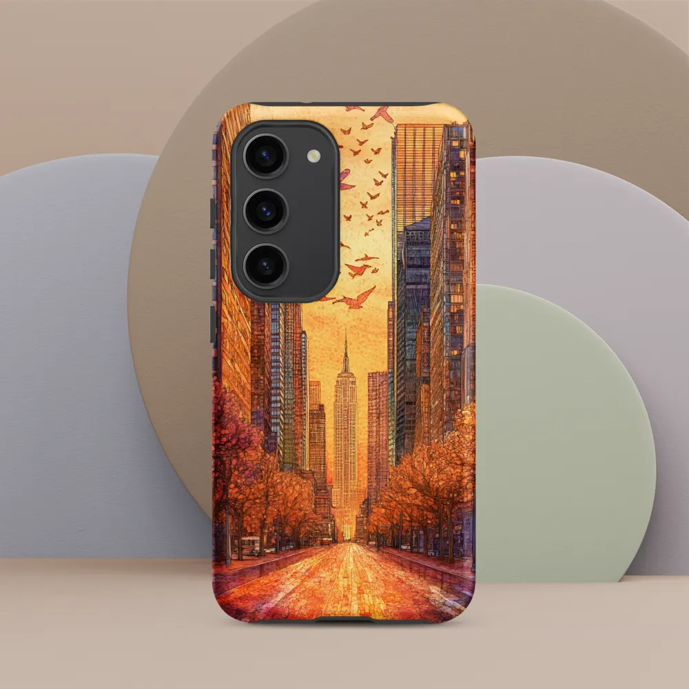 Urban Serenity at Dusk