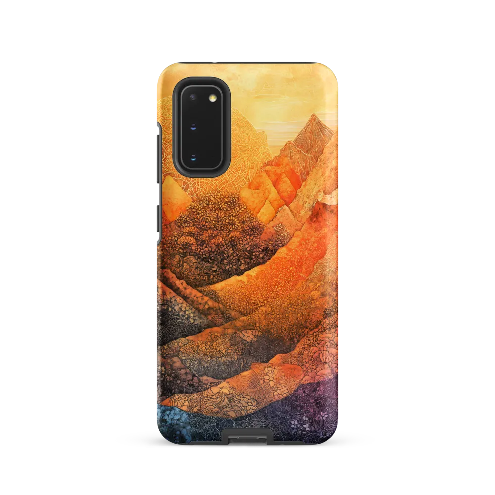 Serene Peaks of Color
