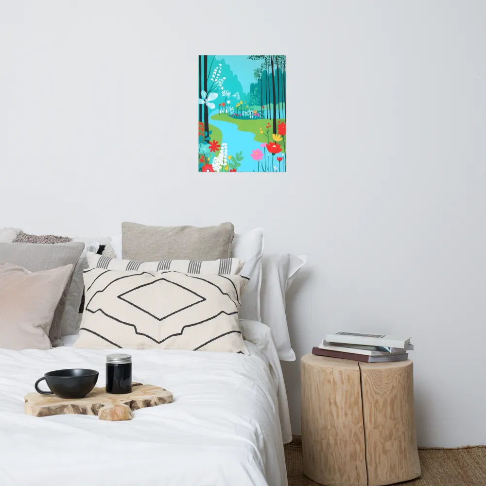 Whispers of Spring: A Colorful Retreat | Poster | 18″×24″