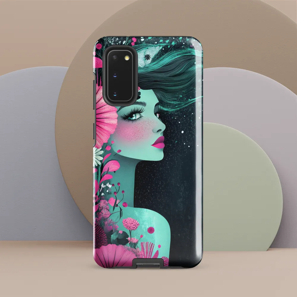 Floral Harmony: Portrait of Serenity