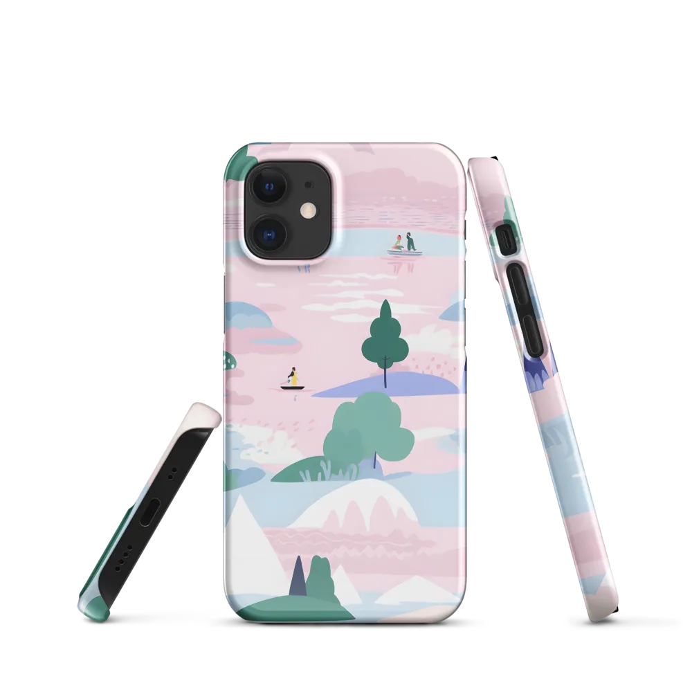 Whimsical Reflections: A Journey Through Landscapes | Phone Case |  12 Mini | Snap Case | Glossy