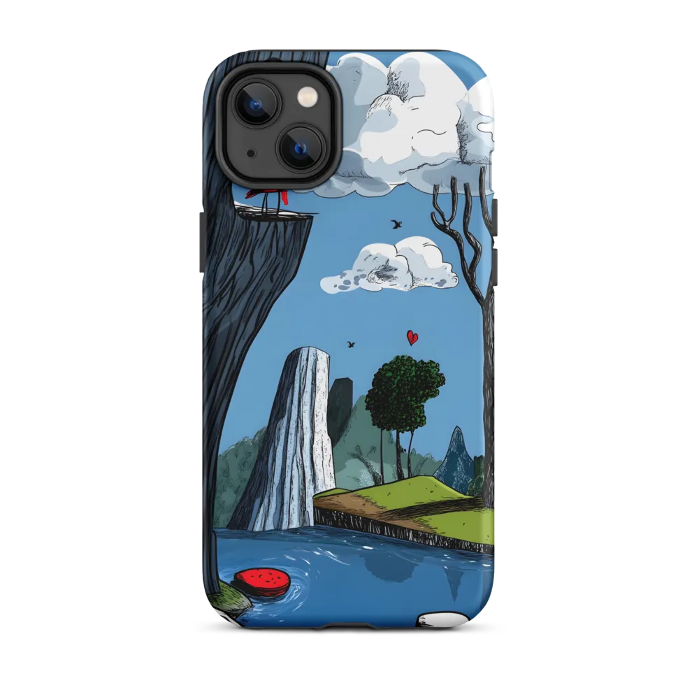 Whimsical Cliffside Reflections