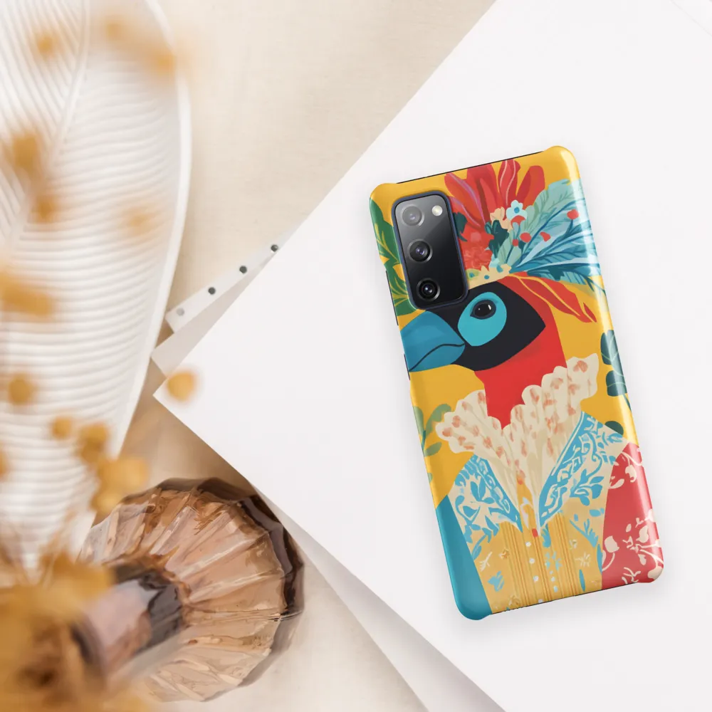 The Regal Parrot: A Celebration of Color | Phone Case |  S20 FE | Snap Case | Glossy