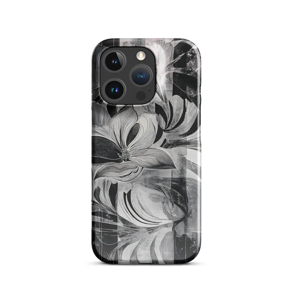 Floral Fusion in Monochrome