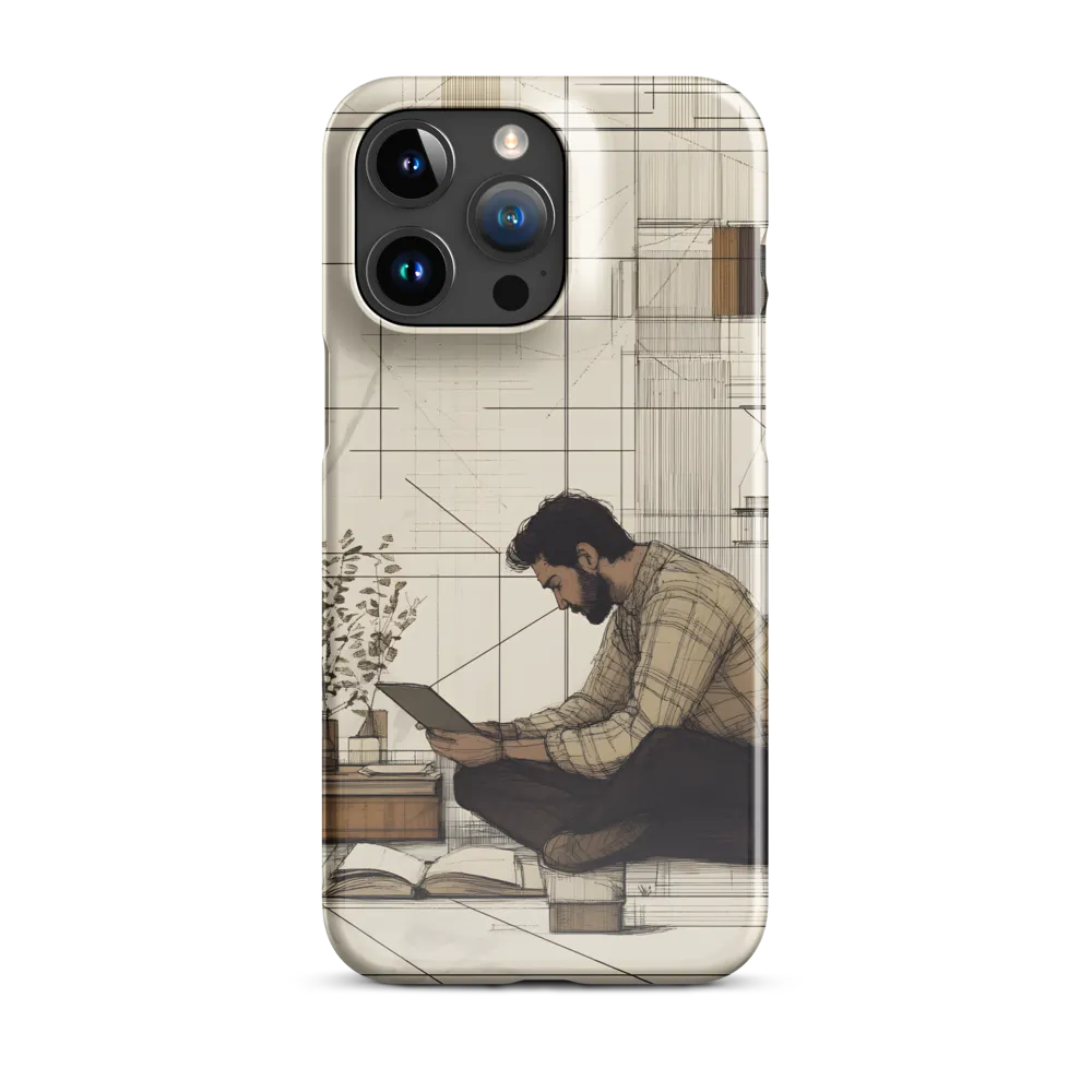 Quiet Reflections in Line | Phone Case |  15 Pro Max | Snap Case | Glossy