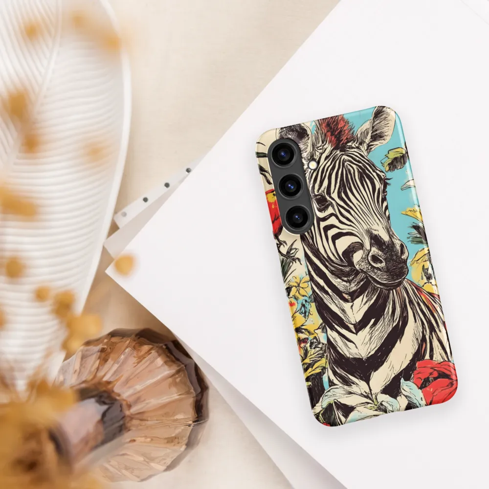 Zebra in Tropical Reverie