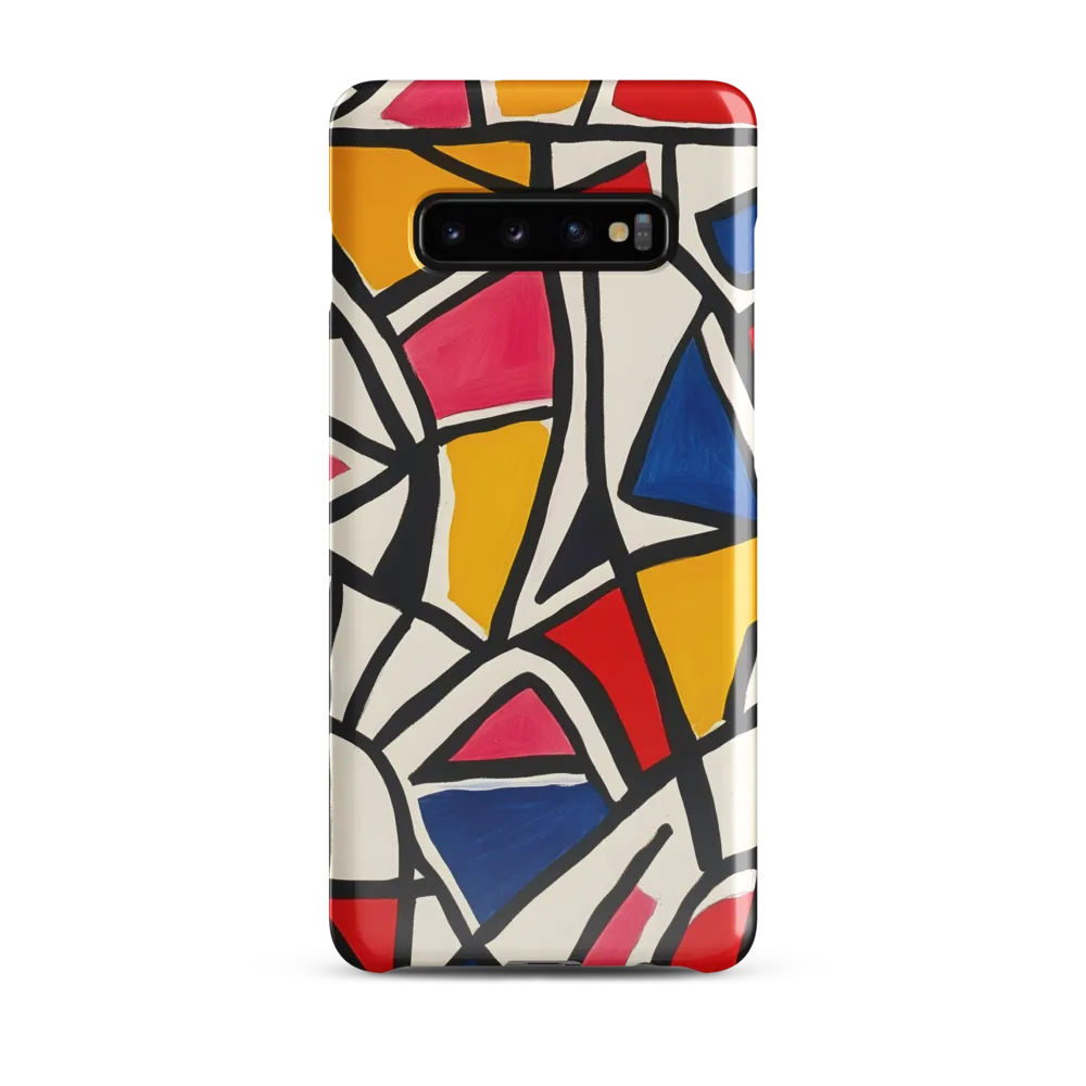 Vibrant Geometric Harmony | Phone Case |  S10 Plus | Snap Case | Glossy