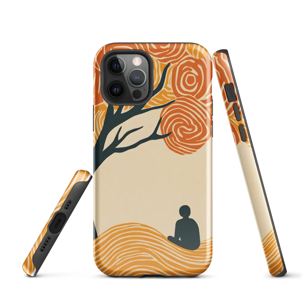 Silent Reflections under Swirling Leaves