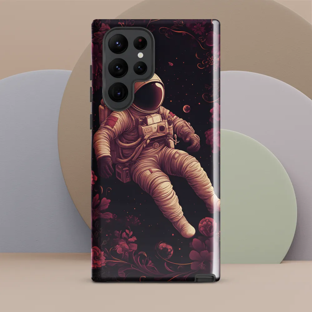 Cosmic Bloom: An Astronaut's Journey