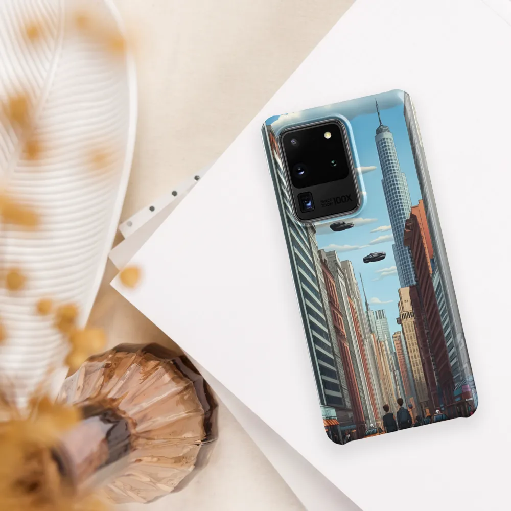 Futuristic Stroll through the Urban Skyline