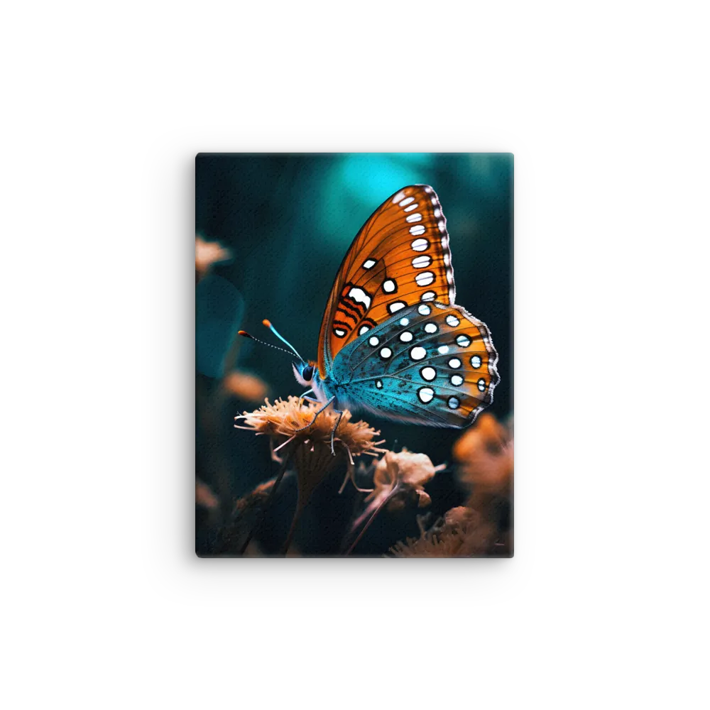 Whispers of Color: The Butterfly's Embrace