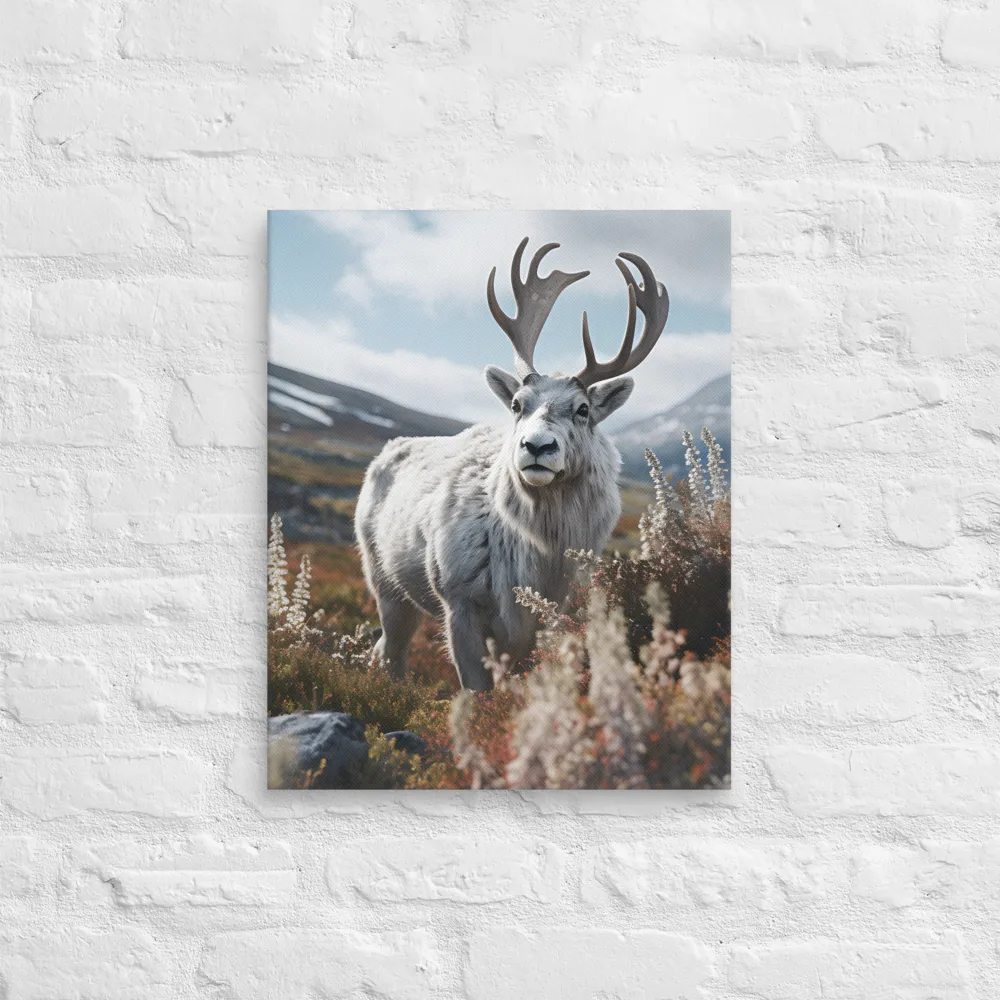 Majestic Harmony: The Reindeer in Nature | Canvas | 16″×20″