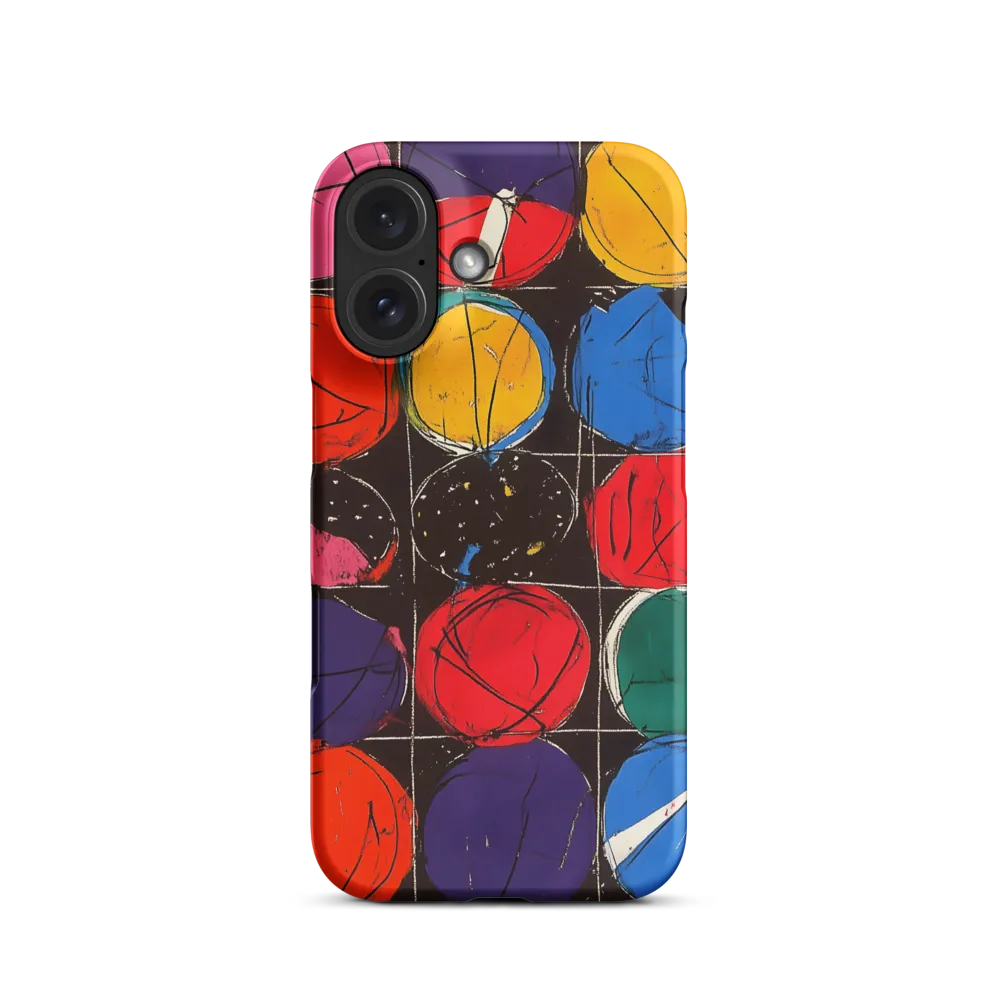 Colorful Circles in Abstract Harmony | Phone Case |  16 | Snap Case | Matte